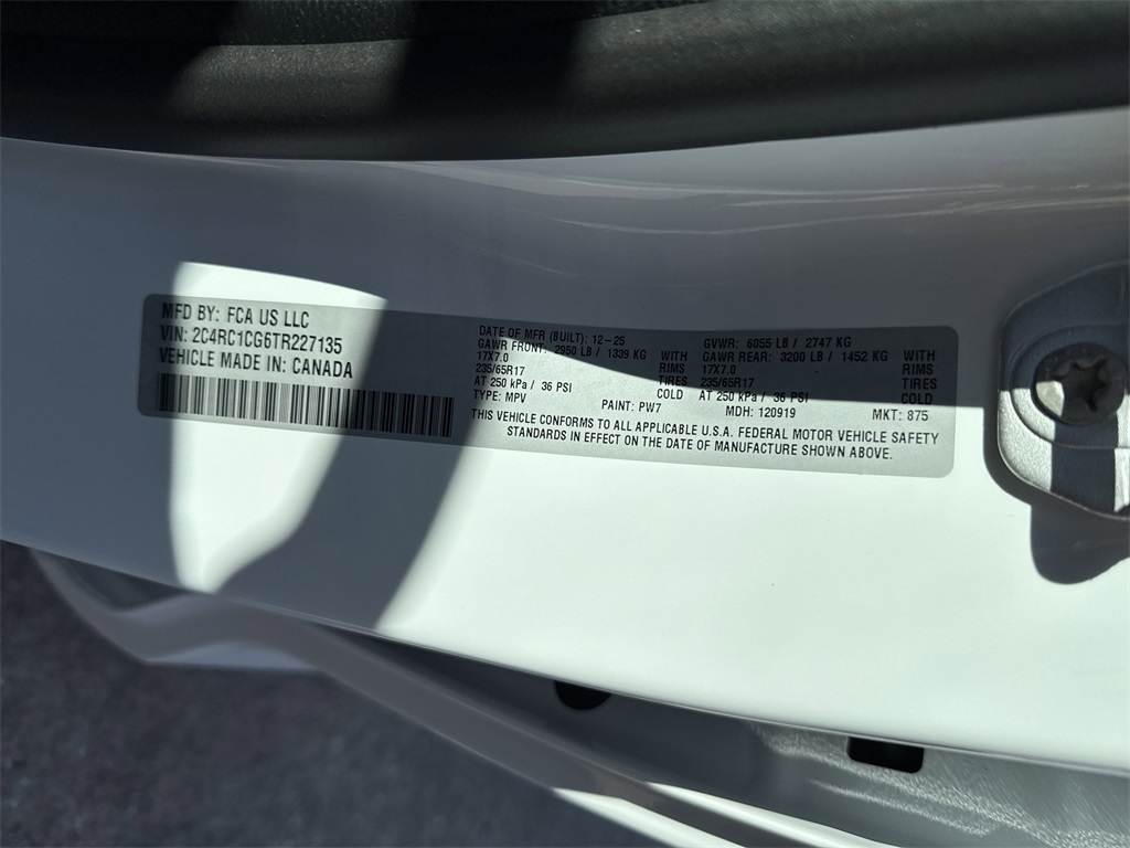 2026 Chrysler Voyager LX White at Bayway Chrysler Dodge Jeep Ram