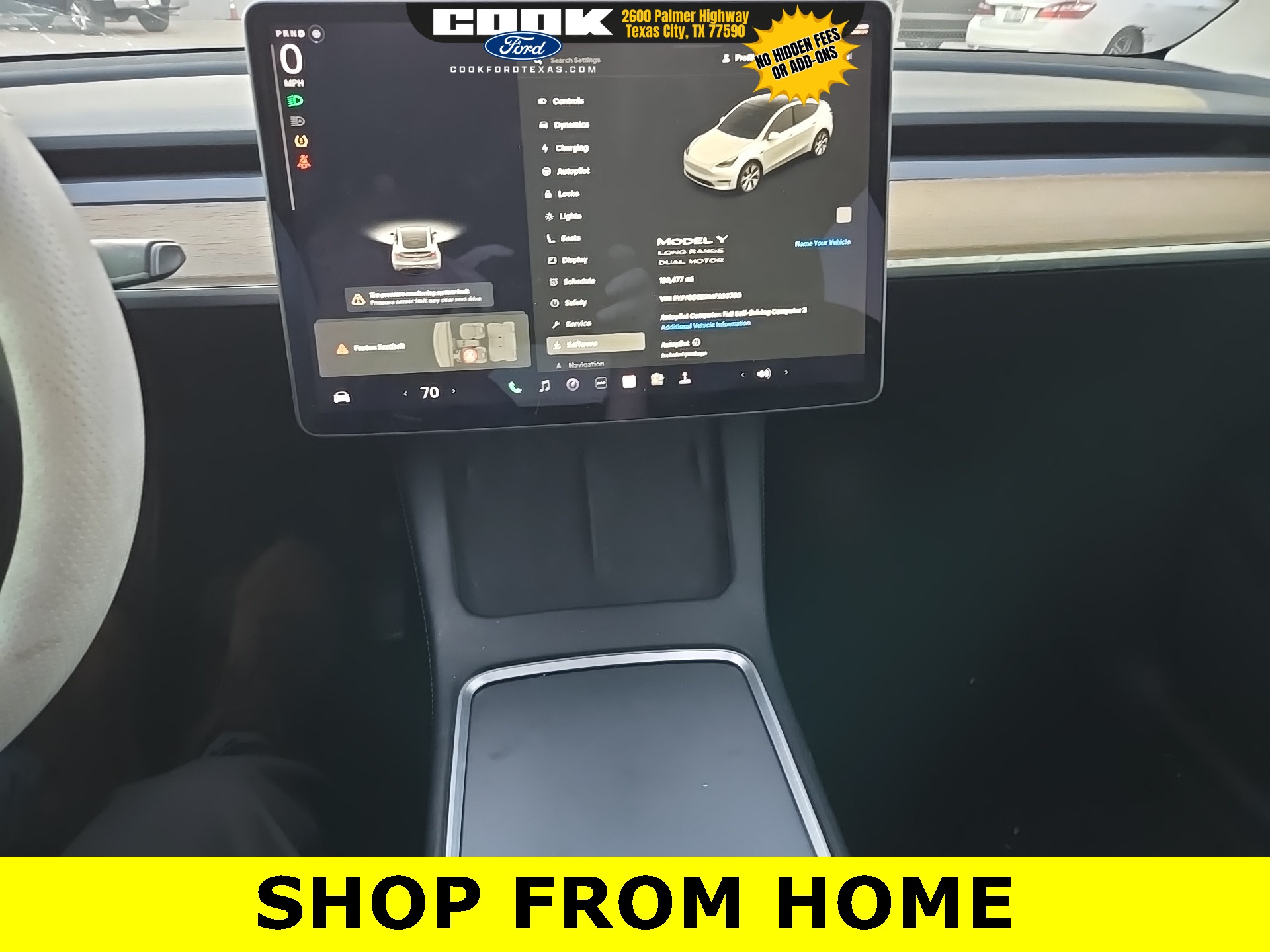 2021 Tesla Model Y Long Range White at Classic Elite Chevrolet Hwy 6