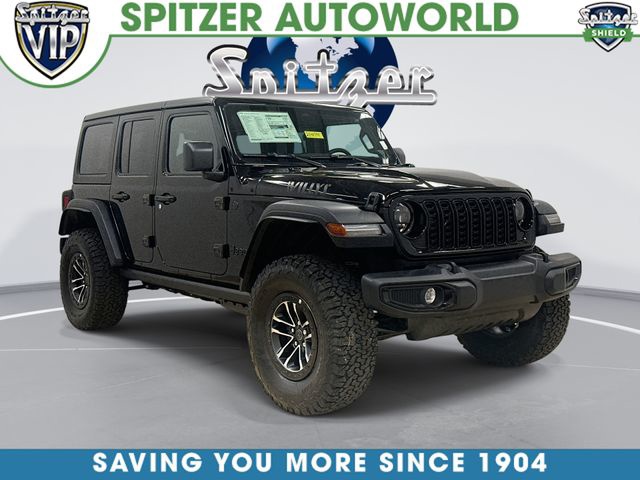 Black Clearcoat 2026 Jeep Wrangler SUV / Crossover Four-Wheel Drive 8-Speed Automatic