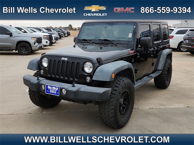 Used Car 2016 Jeep Wrangler  Unlimited Sport For Sale Under $20,000 In Plainview, Texas