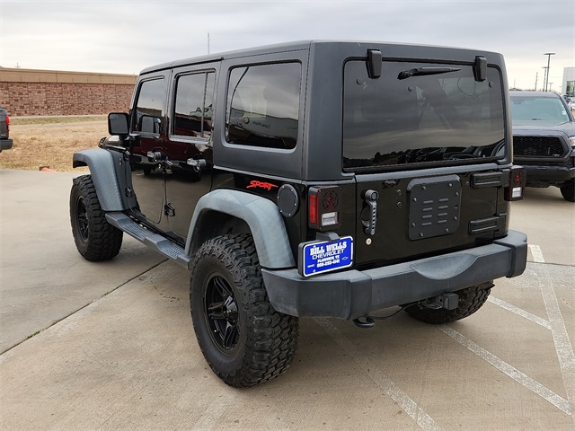Used Car 2016 Jeep Wrangler  Unlimited Sport For Sale Under $20,000 In Plainview, Texas