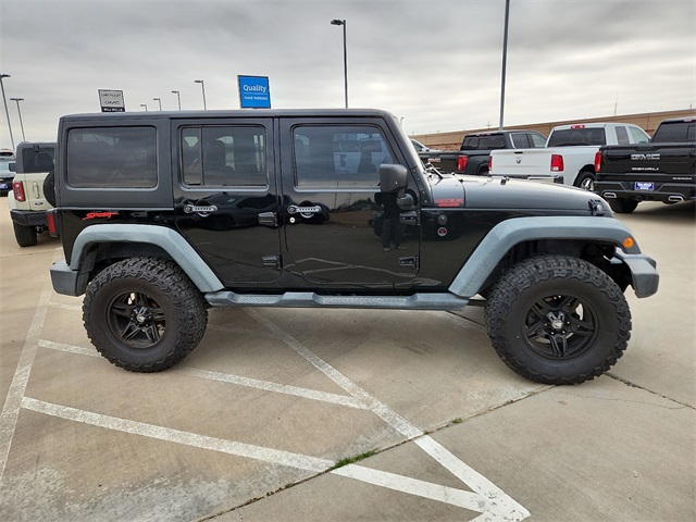 Used Car 2016 Jeep Wrangler  Unlimited Sport For Sale Under $20,000 In Plainview, Texas