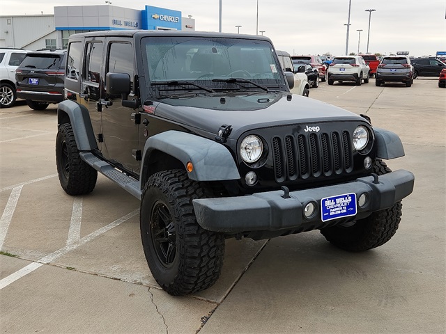 Used Car 2016 Jeep Wrangler  Unlimited Sport For Sale Under $20,000 In Plainview, Texas