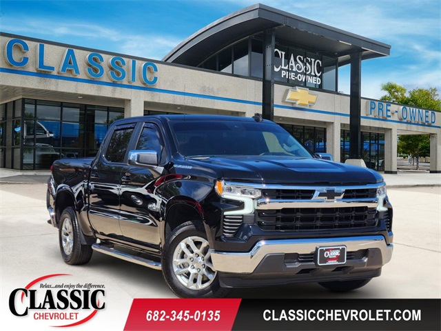 Black 2024 Chevrolet Silverado 1500 LT Crew Cab RWD Pickup Truck 4X2 8-Speed Automatic