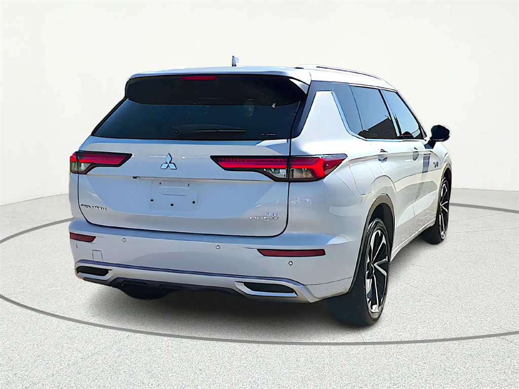 2024 Mitsubishi Outlander PHEV SEL White at North Houston Mitsubishi