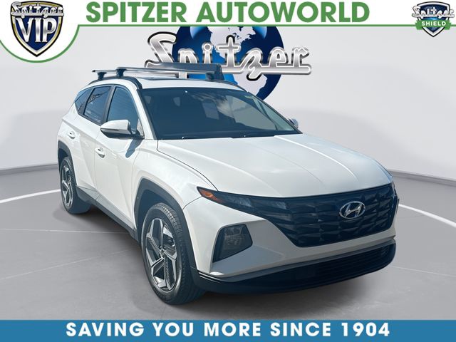 Quartz White 2022 Hyundai Tucson SUV / Crossover All-Wheel Drive 8-Speed Automatic