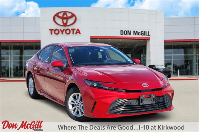 2025 Toyota Camry LE Red at Big Star Buick GMC