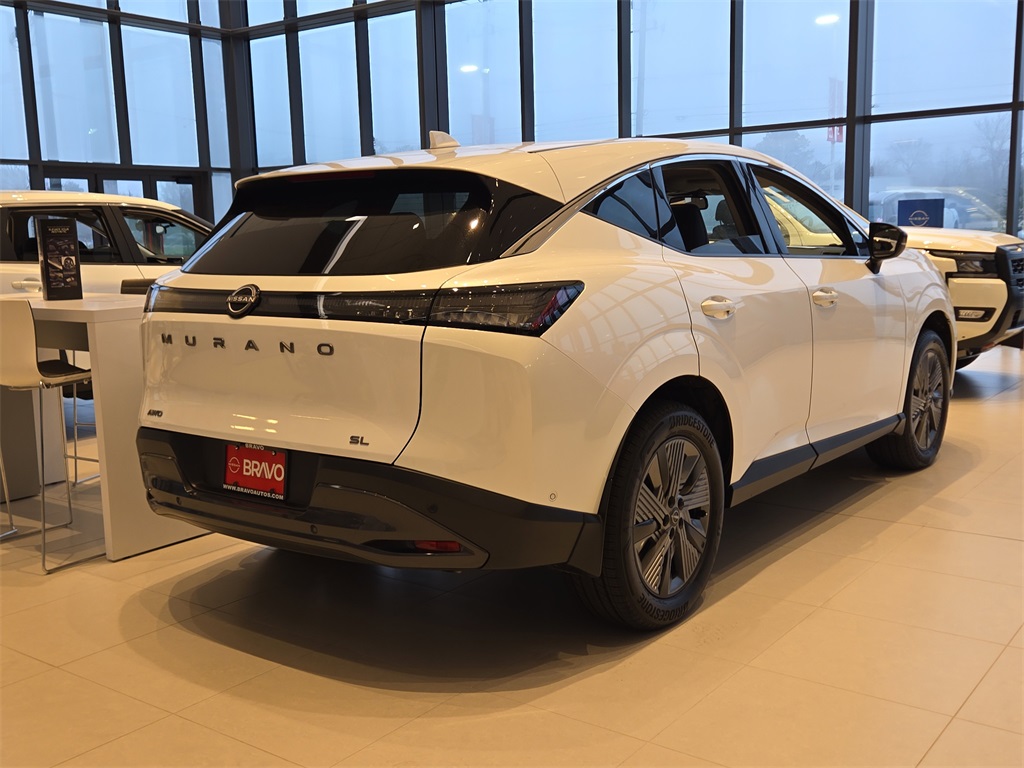 2025 Nissan Murano SL White at South Houston Nissan
