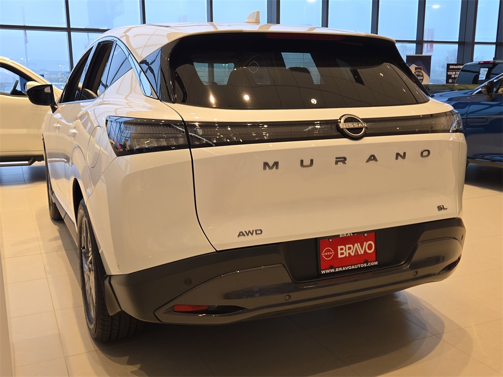 2025 Nissan Murano SL White at South Houston Nissan