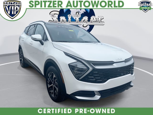 Snow White Pearl 2025 Kia Sportage Hybrid SUV / Crossover All-Wheel Drive 6-Speed Automatic