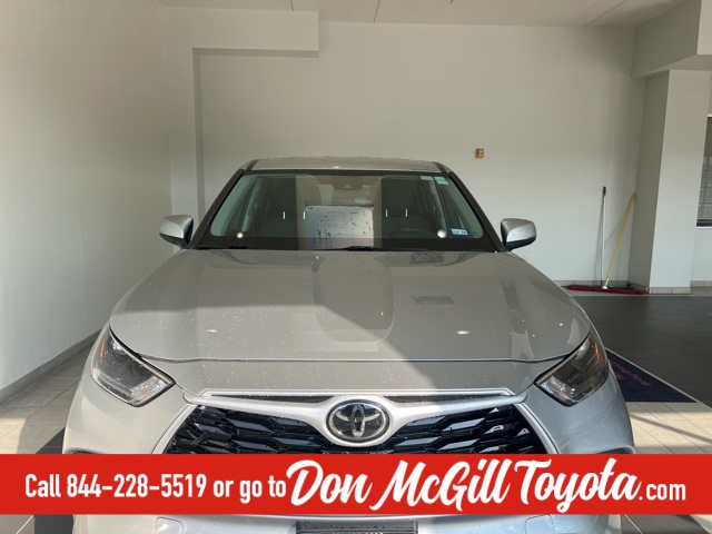 2024 Toyota Highlander LE Silver at Don McGill Toyota