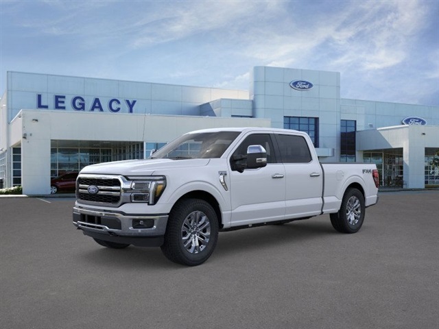 2025 Ford F-150 Lariat White at Classic Ford Galveston