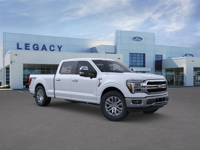 2025 Ford F-150 Lariat White at Classic Ford Galveston