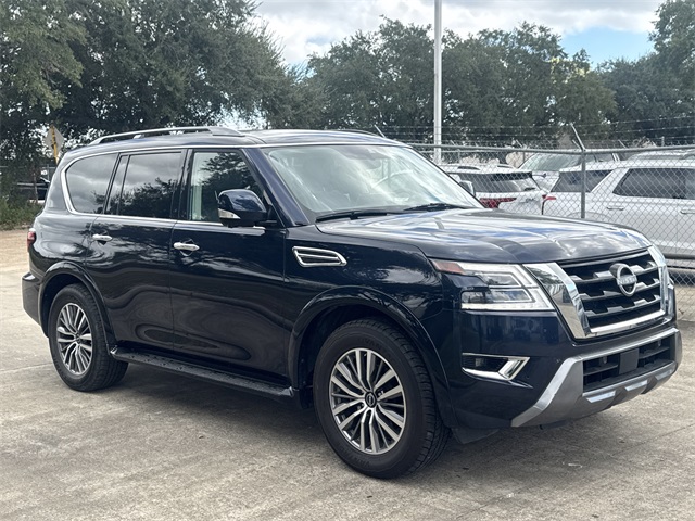 2023 Nissan Armada SL Blue at Central Houston Nissan