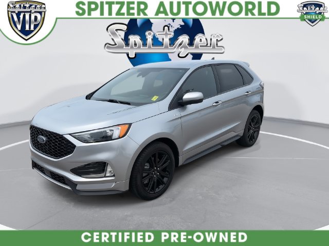 Iconic Silver Metallic 2024 Ford Edge SUV / Crossover All-Wheel Drive 8-Speed Automatic
