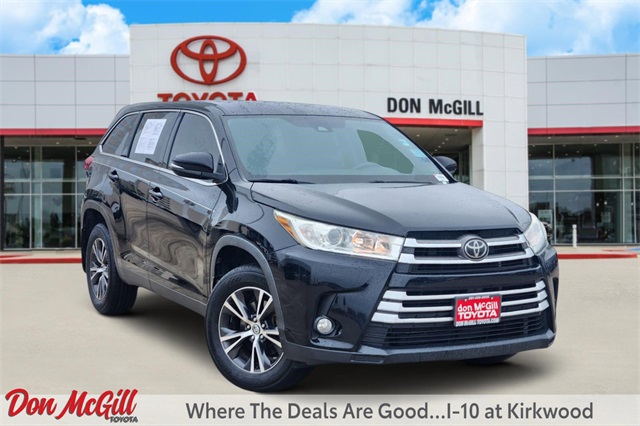 2019 Toyota Highlander LE Plus Black at Classic Elite Chevrolet Sugar Land
