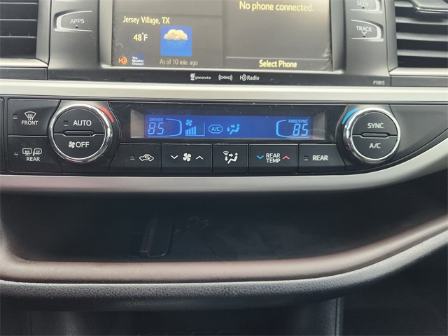 2019 Toyota Highlander LE Plus Black at Classic Elite Chevrolet Sugar Land