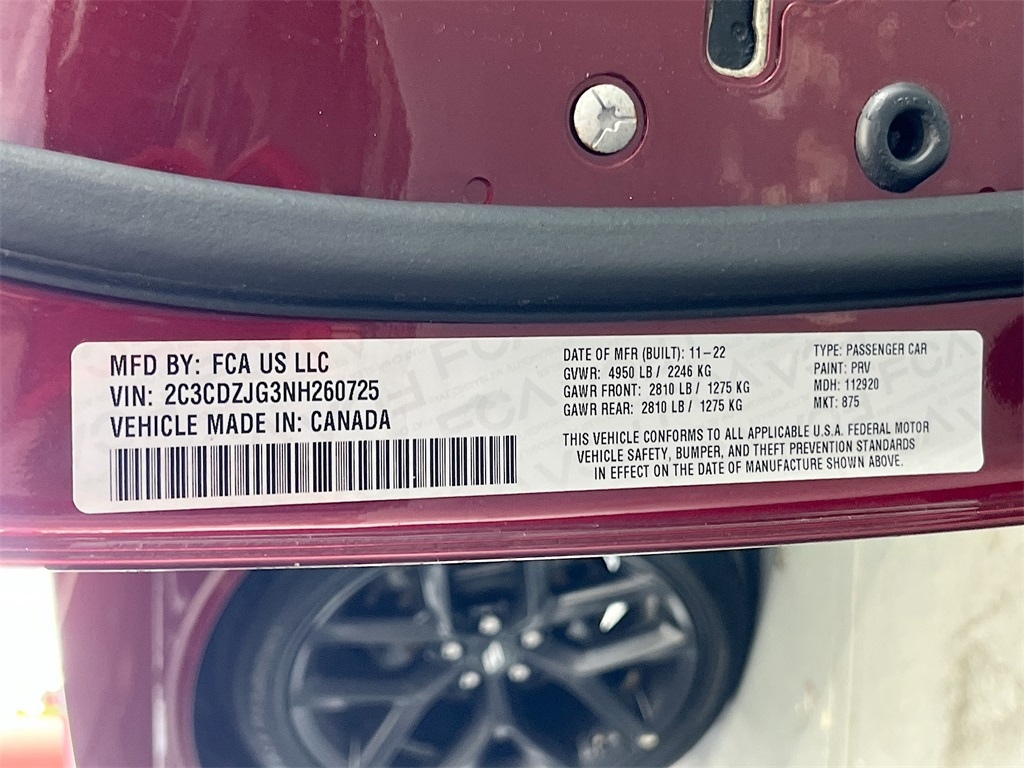 2022 Dodge Challenger GT Red at Parkway Family Mazda