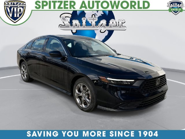 Black 2024 Honda Accord Sedan Front-Wheel Drive Continuously Variable Transmission