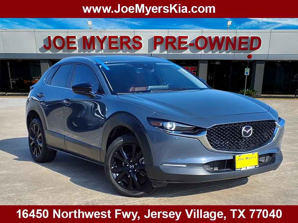 2022 Mazda CX-30 2.5 S Carbon Edition Gray at Joe Myers Mazda Kia