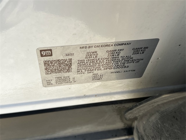 2023 Chevrolet TrailBlazer RS White at Classic Elite Chevrolet Sugar Land