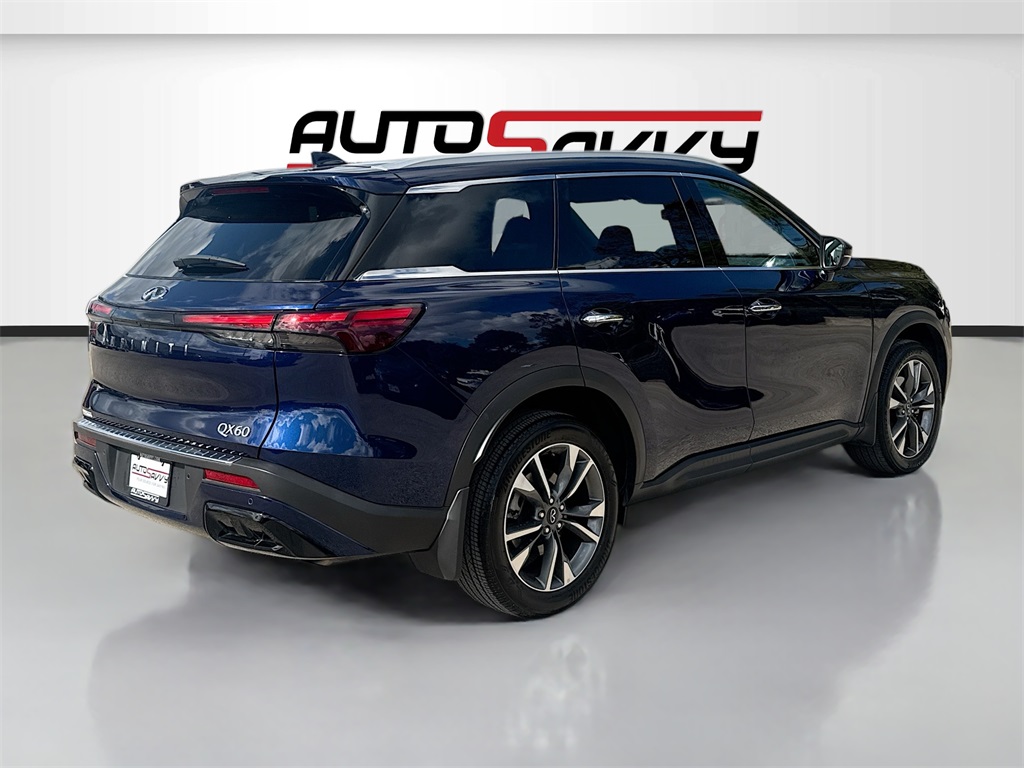 2023 INFINITI QX60 LUXE Blue at AutoSavvy Houston Southwest