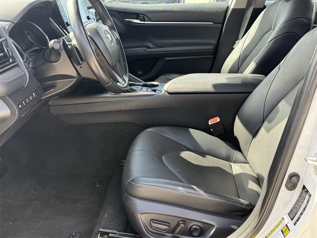 2022 Toyota Camry XSE V6 White at DeMontrond Automotive Group