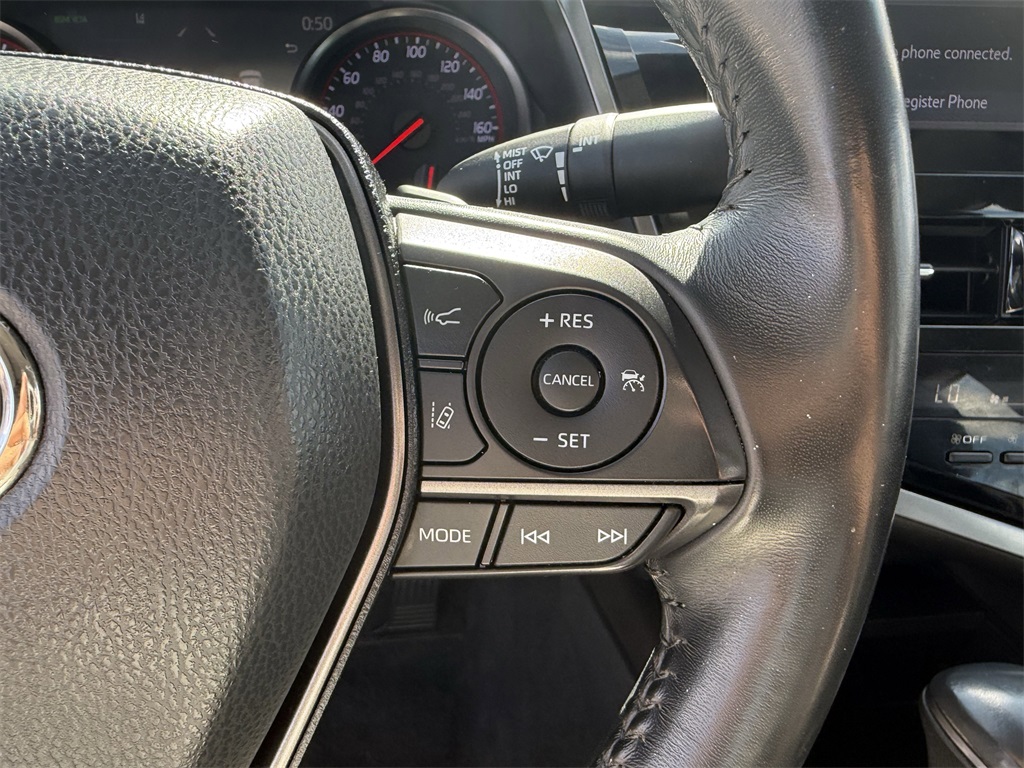 2022 Toyota Camry XSE V6 White at DeMontrond Automotive Group