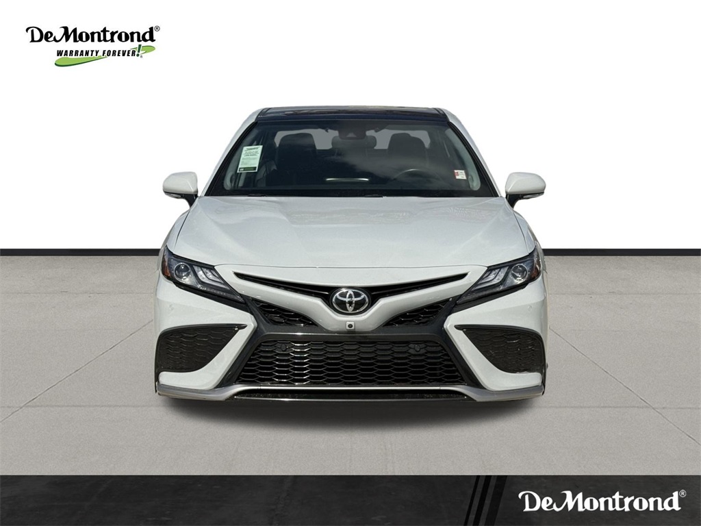 2022 Toyota Camry XSE V6 White at DeMontrond Automotive Group