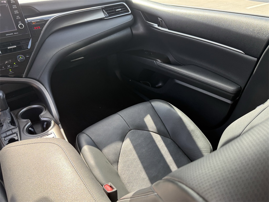 2022 Toyota Camry XSE V6 White at DeMontrond Automotive Group