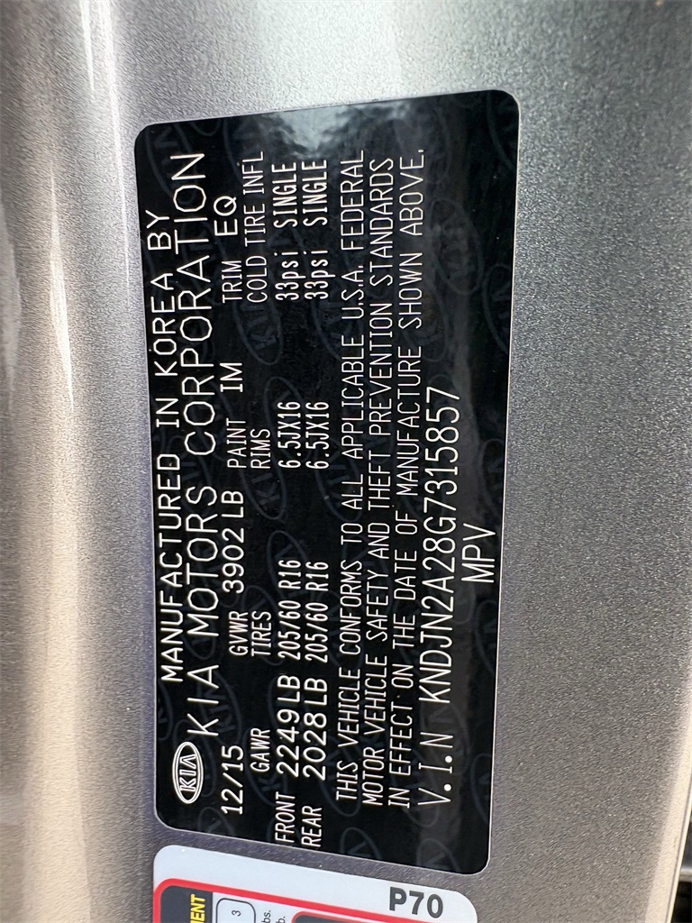 2016 Kia Soul Base Gray at Don McGill Toyota