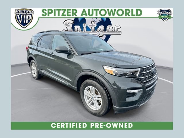 Green Metallic 2024 Ford Explorer XLT AWD SUV / Crossover All-Wheel Drive Automatic