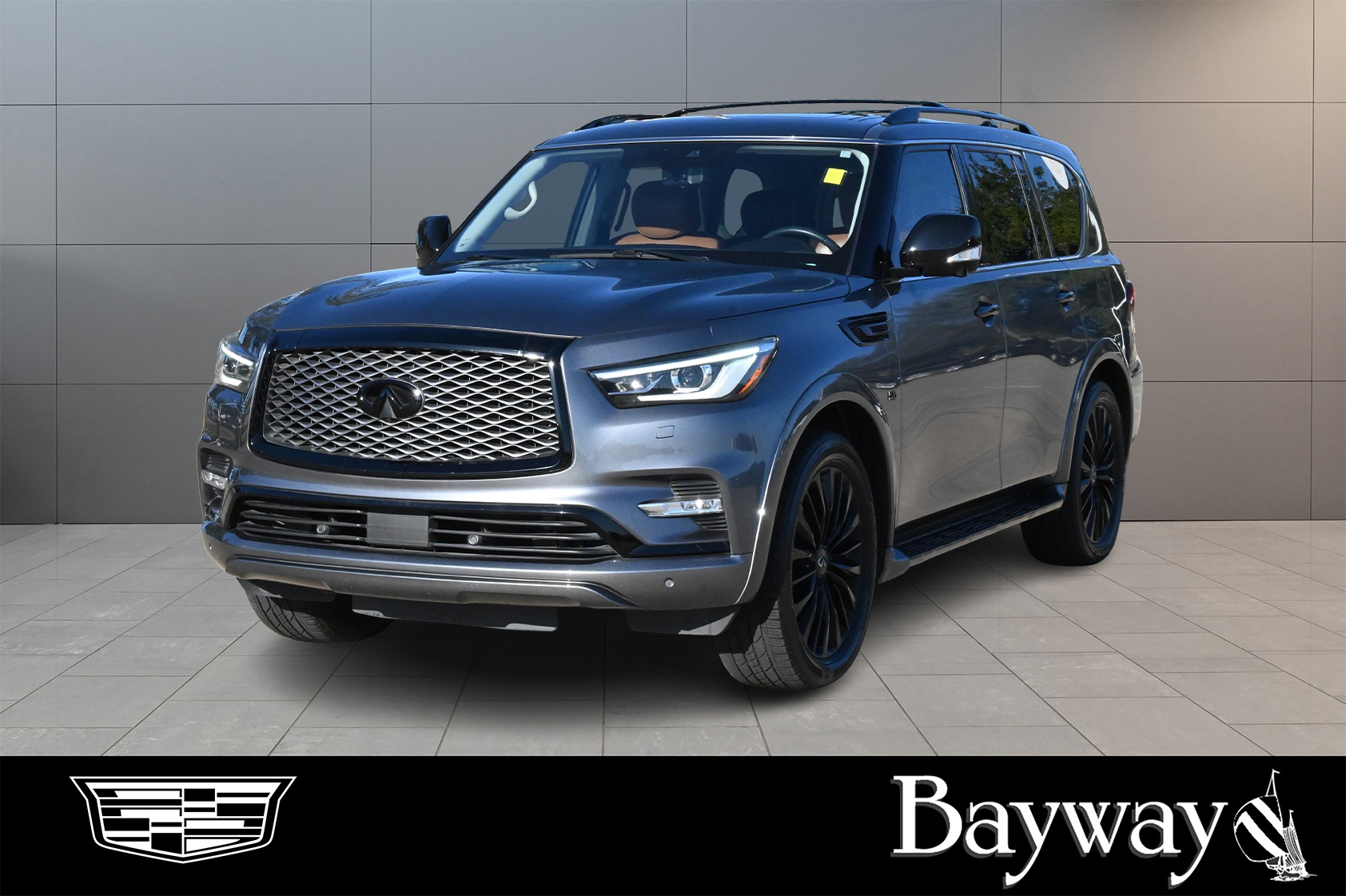 2019 INFINITI QX80 LUXE Gray at Emmons Autoplex