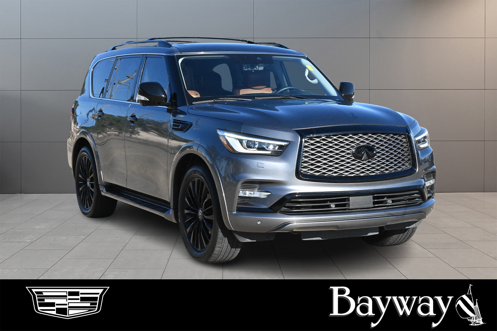 2019 INFINITI QX80 LUXE Gray at Emmons Autoplex