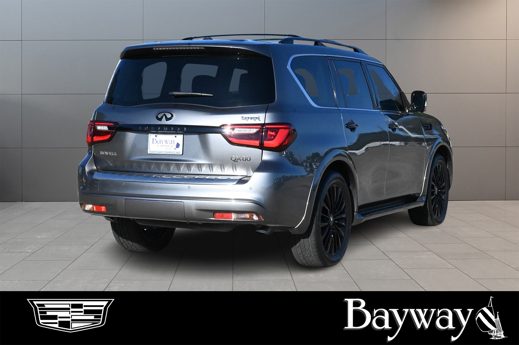 2019 INFINITI QX80 LUXE Gray at Emmons Autoplex