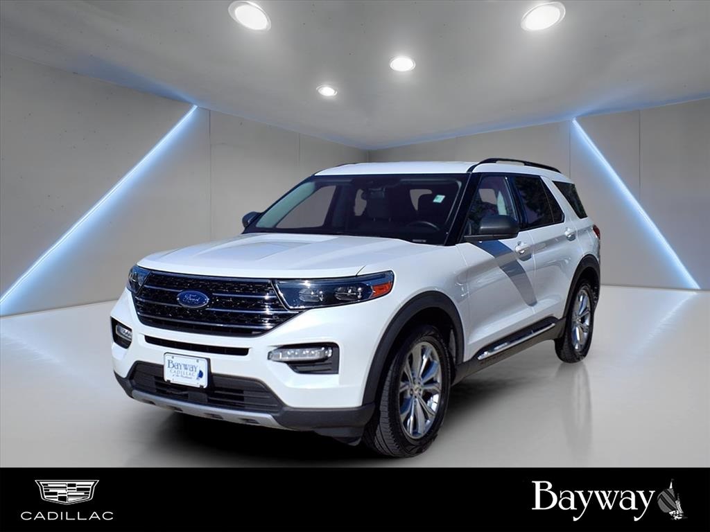 2020 Ford Explorer XLT White at Shottenkirk Kia Fort Bend