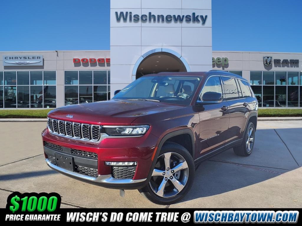 2022 Jeep Grand Cherokee L Limited Red at DeMontrond Auto Country