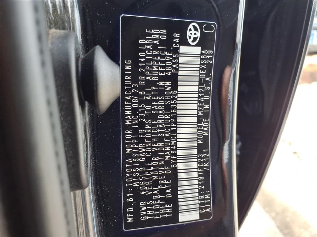 2023 Toyota Corolla SE Black at Don McGill Toyota