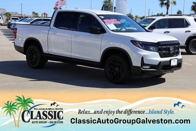 2025 Honda Ridgeline Sport White at Classic Honda Galveston