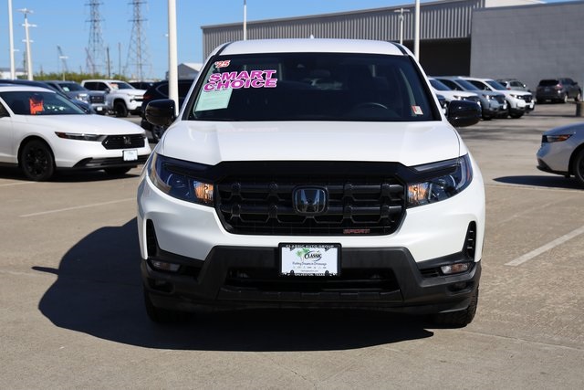 2025 Honda Ridgeline Sport White at Classic Honda Galveston