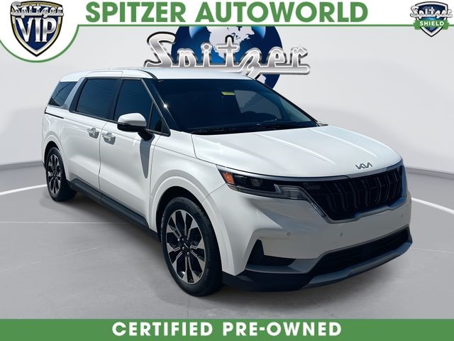 Snow White Pearl 2024 Kia Carnival EX FWD Minivan Front-Wheel Drive 8-Speed Automatic