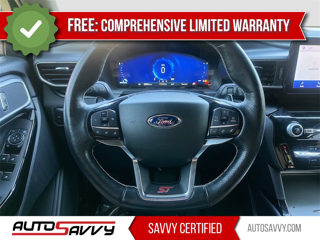 2022 Ford Explorer ST White at Martin Chrysler Dodge Jeep Ram