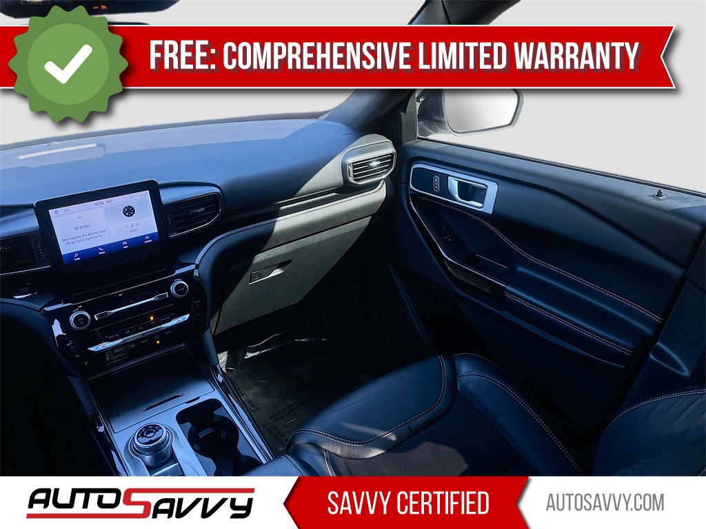 2022 Ford Explorer ST White at Martin Chrysler Dodge Jeep Ram