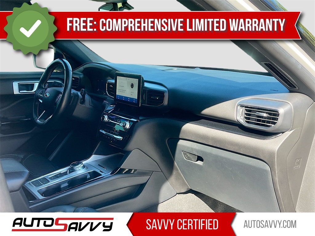 2022 Ford Explorer ST White at Martin Chrysler Dodge Jeep Ram