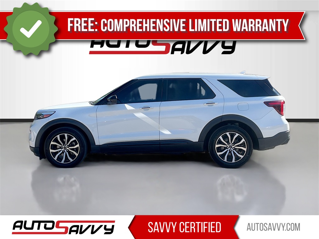2022 Ford Explorer ST White at Martin Chrysler Dodge Jeep Ram