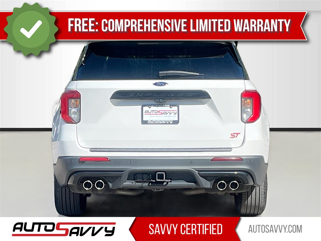 2022 Ford Explorer ST White at Martin Chrysler Dodge Jeep Ram