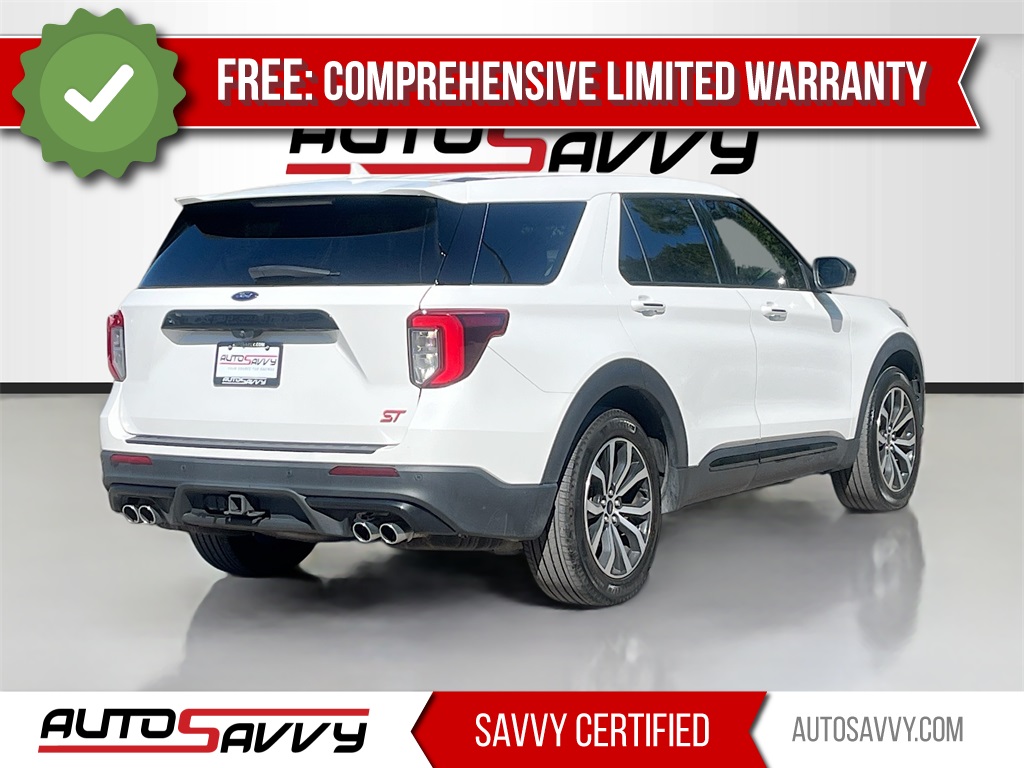 2022 Ford Explorer ST White at Martin Chrysler Dodge Jeep Ram