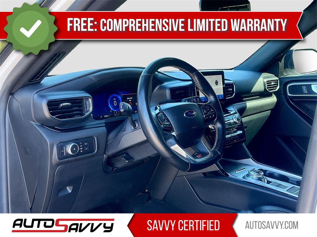 2022 Ford Explorer ST White at Martin Chrysler Dodge Jeep Ram