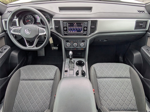 2021 Volkswagen Atlas Cross Sport 2.0T S White at Stokes Volkswagen