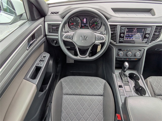 2021 Volkswagen Atlas Cross Sport 2.0T S White at Stokes Volkswagen